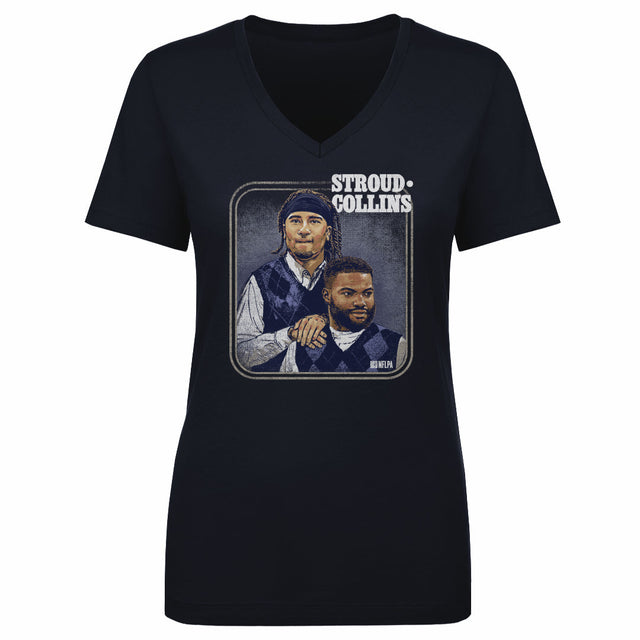 C.J. Stroud Women's V-Neck T-Shirt | 500 LEVEL