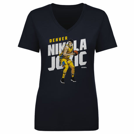 Nikola Jokic Women's V-Neck T-Shirt | 500 LEVEL