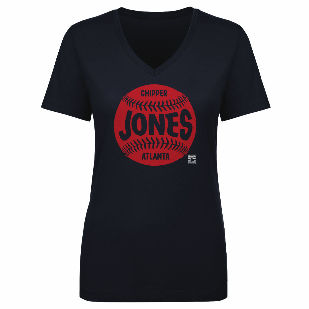 Chipper Jones Women&#39;s V-Neck T-Shirt | 500 LEVEL