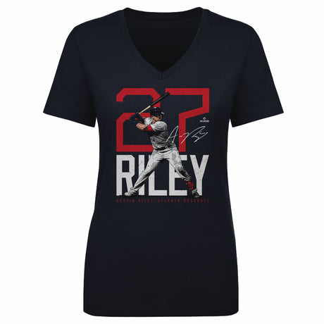 Austin Riley Women's V-Neck T-Shirt | 500 LEVEL