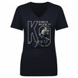 Kenneth Walker III Women's V-Neck T-Shirt | 500 LEVEL