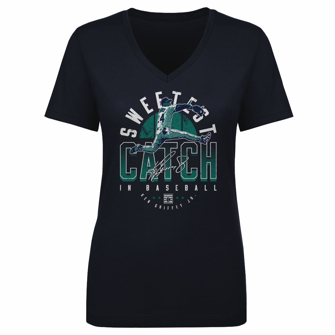 Ken Griffey Jr. Women's V-Neck T-Shirt | 500 LEVEL