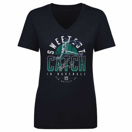 Ken Griffey Jr. Women's V-Neck T-Shirt | 500 LEVEL