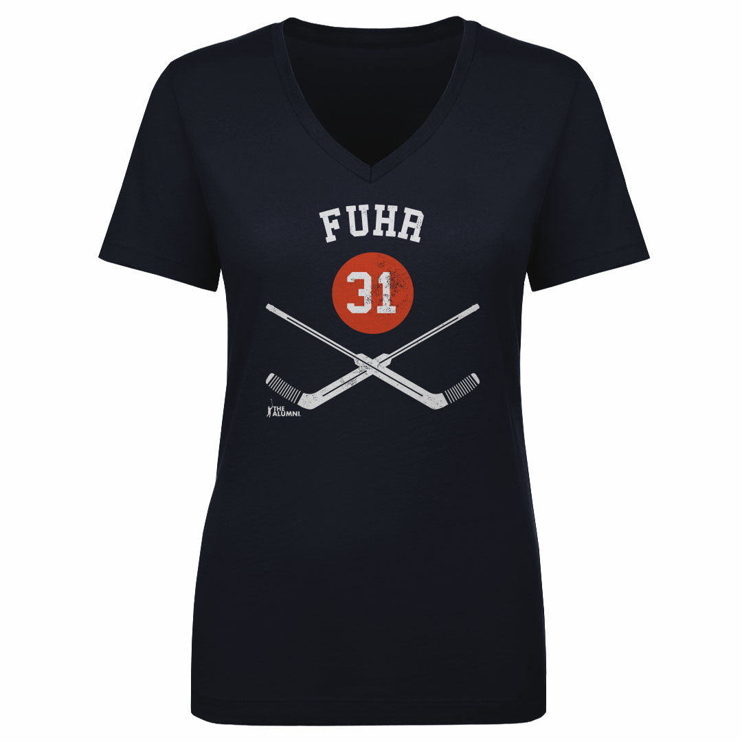 Grant Fuhr Women's V-Neck T-Shirt | 500 LEVEL