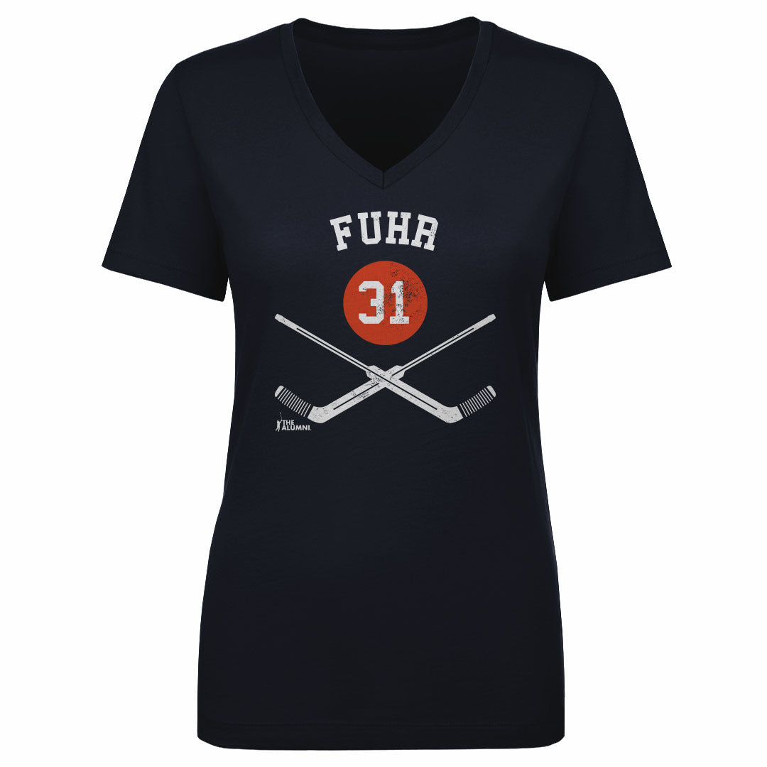 Grant Fuhr Women&#39;s V-Neck T-Shirt | 500 LEVEL