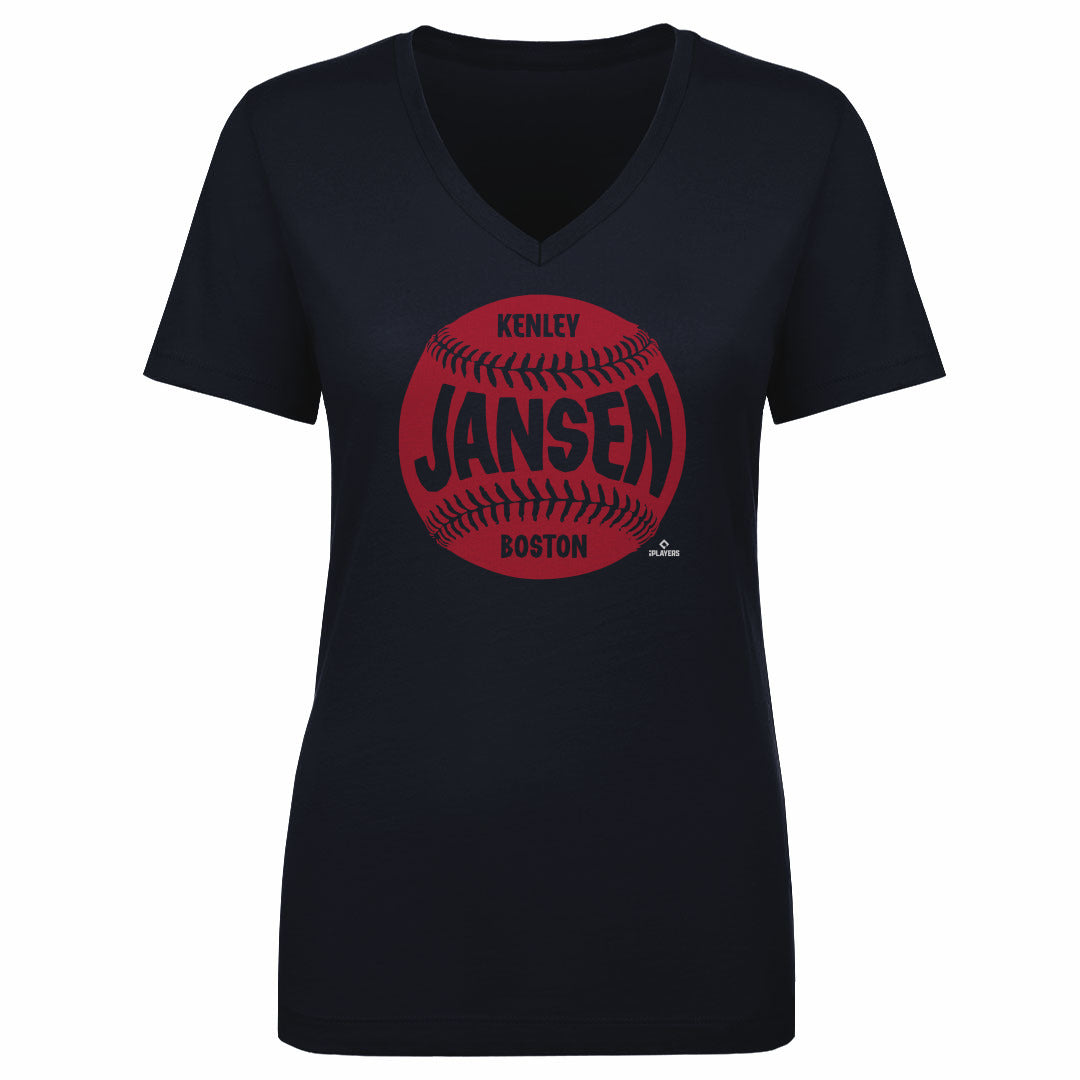 Kenley Jansen Women&#39;s V-Neck T-Shirt | 500 LEVEL