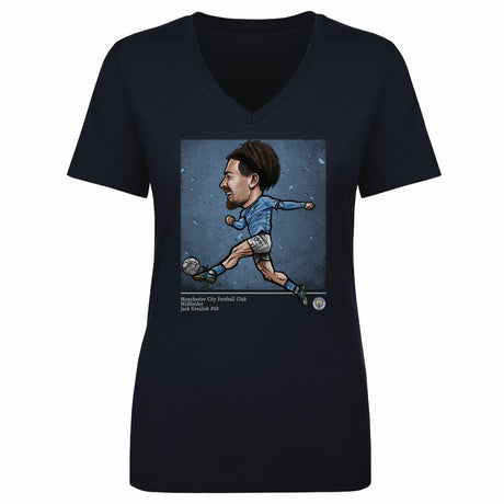 Jack Grealish Women's V-Neck T-Shirt | 500 LEVEL