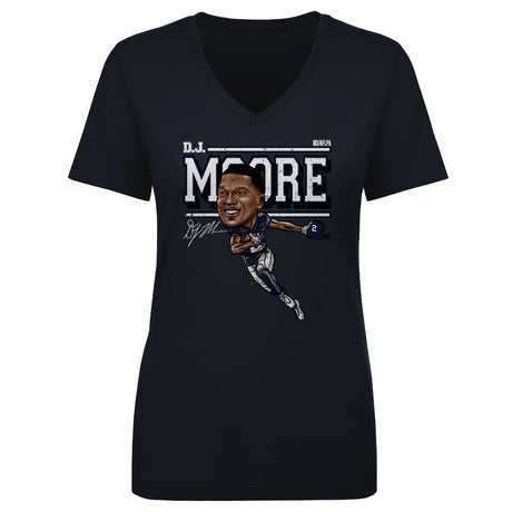D.J. Moore Women's V-Neck T-Shirt | 500 LEVEL