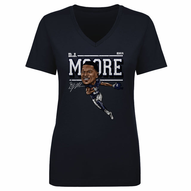 D.J. Moore Women's V-Neck T-Shirt | 500 LEVEL
