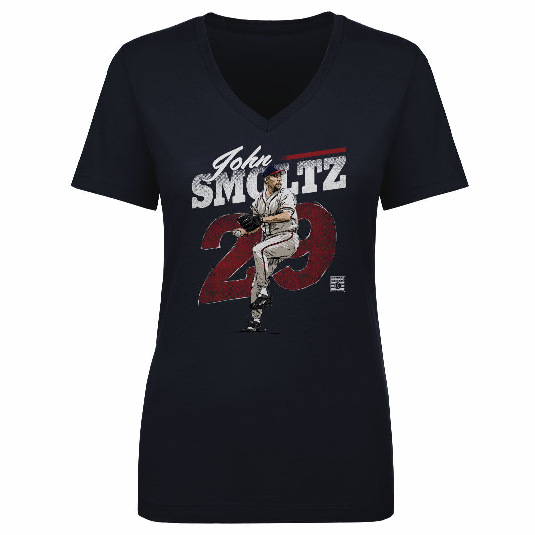 John Smoltz Women&#39;s V-Neck T-Shirt | 500 LEVEL