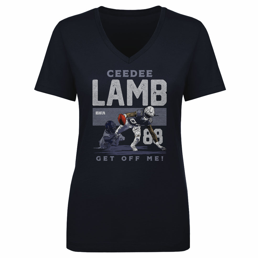 CeeDee Lamb Women's V-Neck T-Shirt | 500 LEVEL