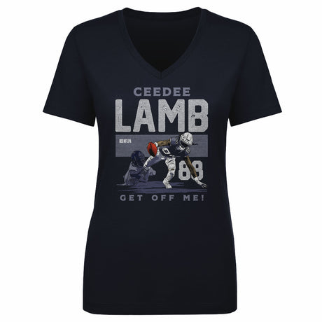 CeeDee Lamb Women's V-Neck T-Shirt | 500 LEVEL