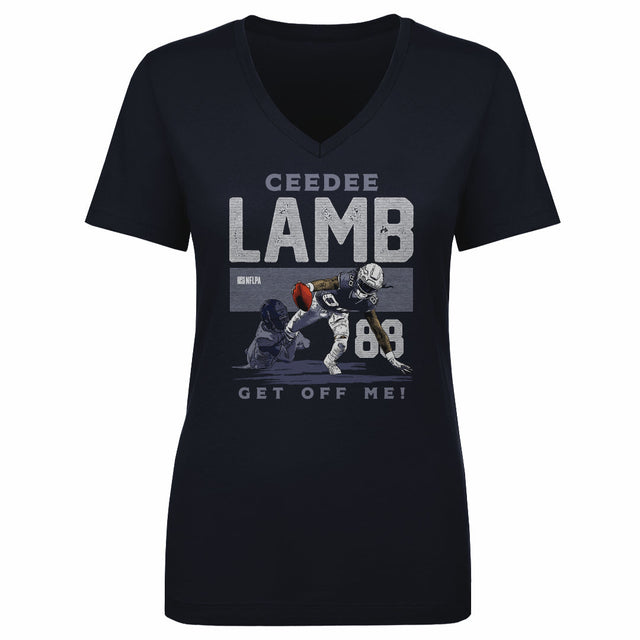 CeeDee Lamb Women's V-Neck T-Shirt | 500 LEVEL
