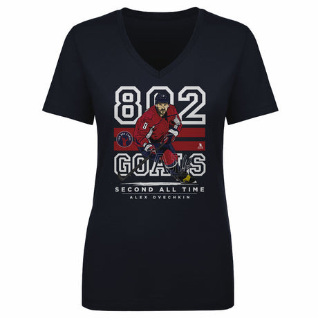 Alex Ovechkin Women's V-Neck T-Shirt | 500 LEVEL