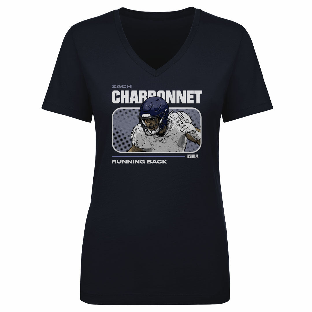 Zach Charbonnet Women&#39;s V-Neck T-Shirt | 500 LEVEL