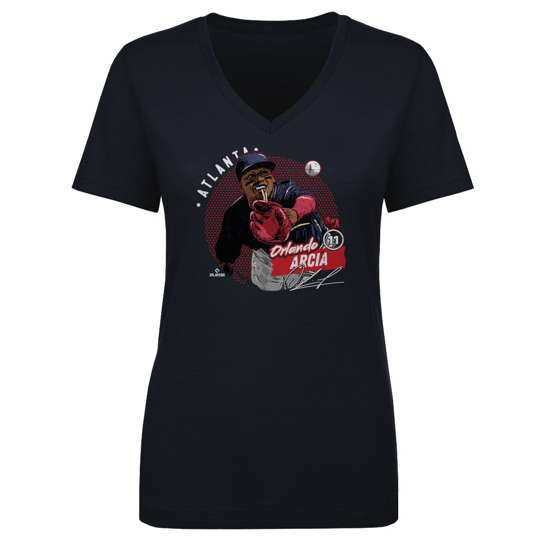 Orlando Arcia Women&#39;s V-Neck T-Shirt | 500 LEVEL