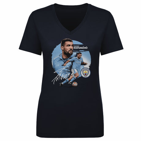 Mateo Kovacic Women's V-Neck T-Shirt | 500 LEVEL