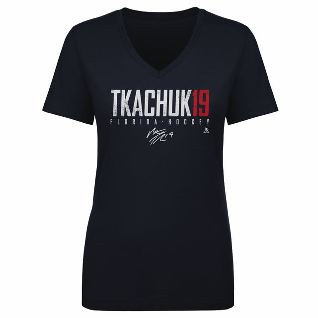 Matthew Tkachuk Women's V-Neck T-Shirt | 500 LEVEL