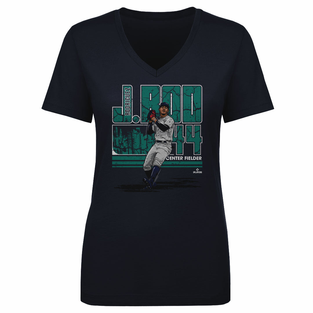 Julio Rodriguez Women&#39;s V-Neck T-Shirt | 500 LEVEL