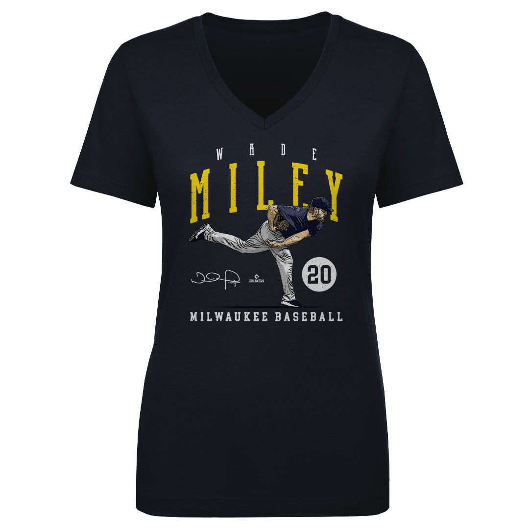 Wade Miley Women&#39;s V-Neck T-Shirt | 500 LEVEL