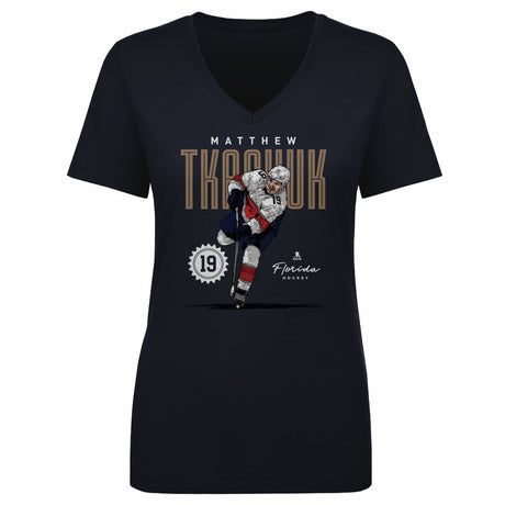 Matthew Tkachuk Women's V-Neck T-Shirt | 500 LEVEL