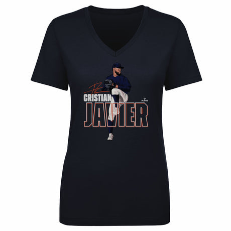 Cristian Javier Women's V-Neck T-Shirt | 500 LEVEL