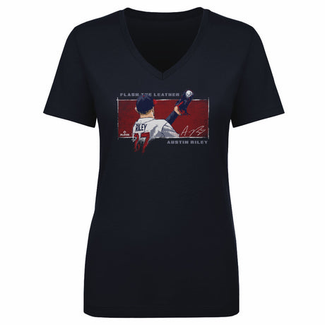 Austin Riley Women's V-Neck T-Shirt | 500 LEVEL