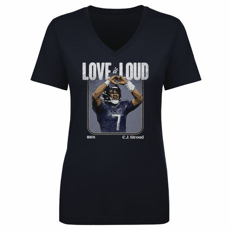 C.J. Stroud Women's V-Neck T-Shirt | 500 LEVEL