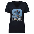 Erling Haaland Women's V-Neck T-Shirt | 500 LEVEL