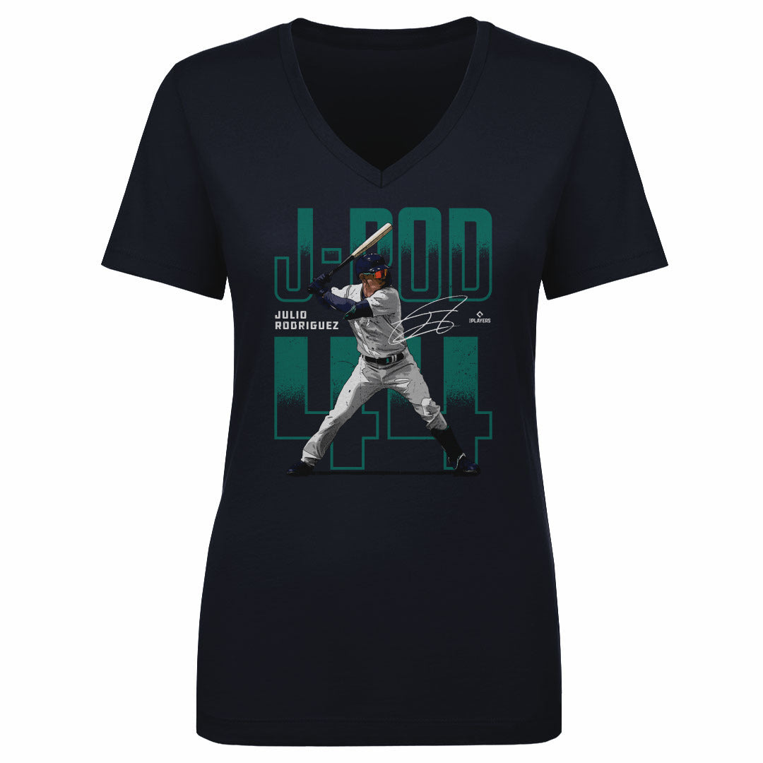 Julio Rodriguez Women's V-Neck T-Shirt | 500 LEVEL