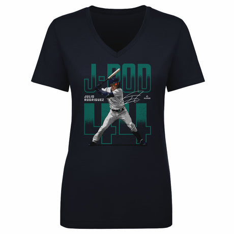 Julio Rodriguez Women's V-Neck T-Shirt | 500 LEVEL