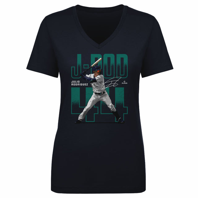 Julio Rodriguez Women's V-Neck T-Shirt | 500 LEVEL