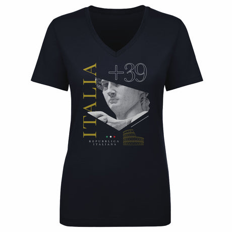 Italy Women's V-Neck T-Shirt | 500 LEVEL