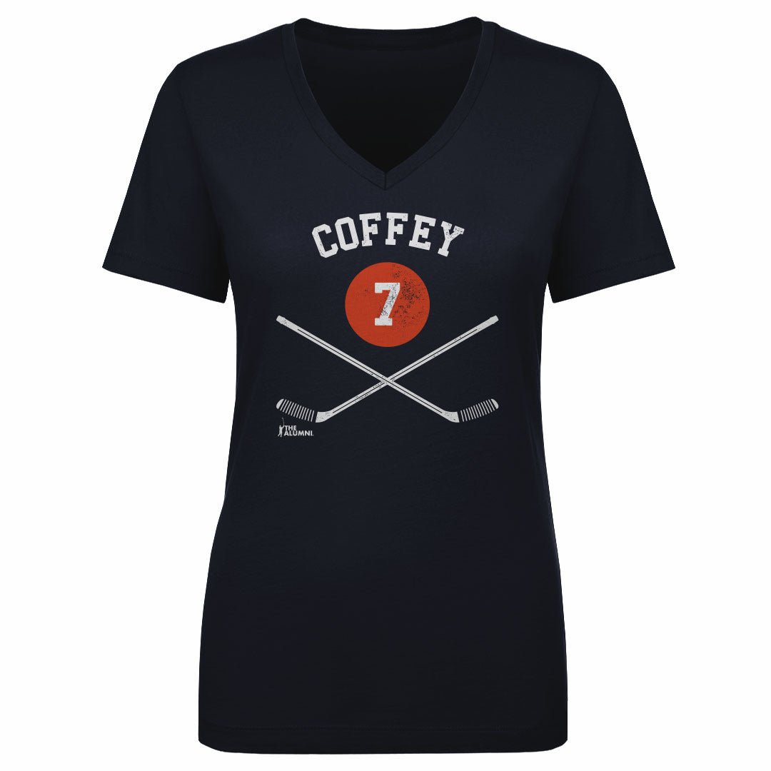 Paul Coffey Women's V-Neck T-Shirt | 500 LEVEL