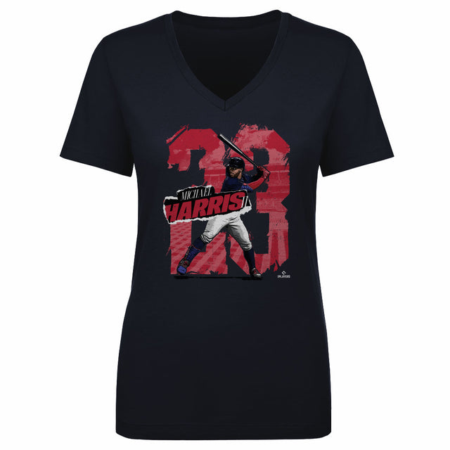Michael Harris II Women's V-Neck T-Shirt | 500 LEVEL