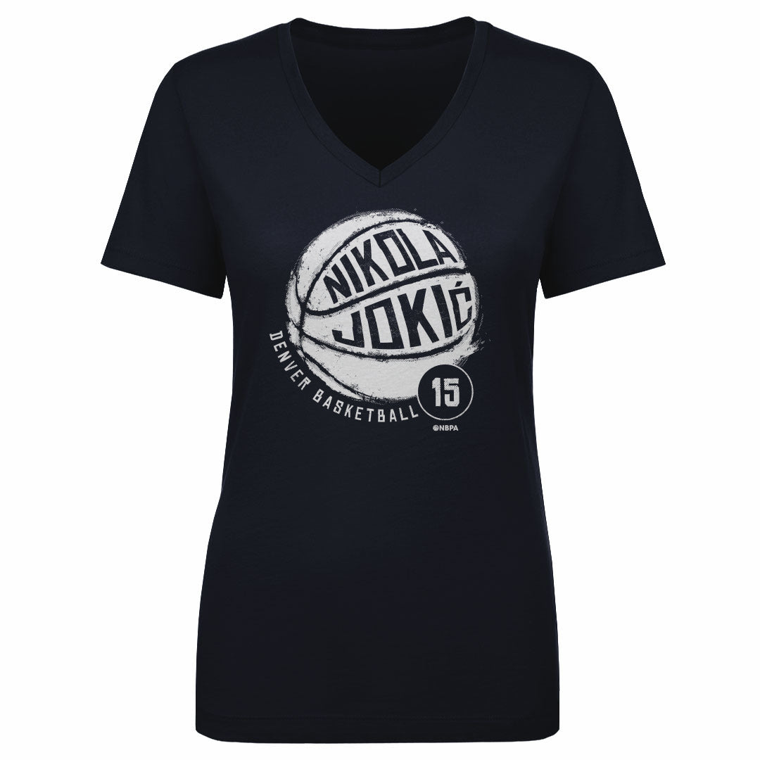 Nikola Jokic Women's V-Neck T-Shirt | 500 LEVEL