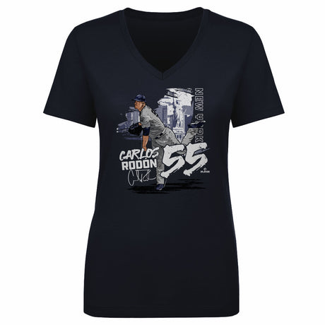 Carlos Rodon Women's V-Neck T-Shirt | 500 LEVEL