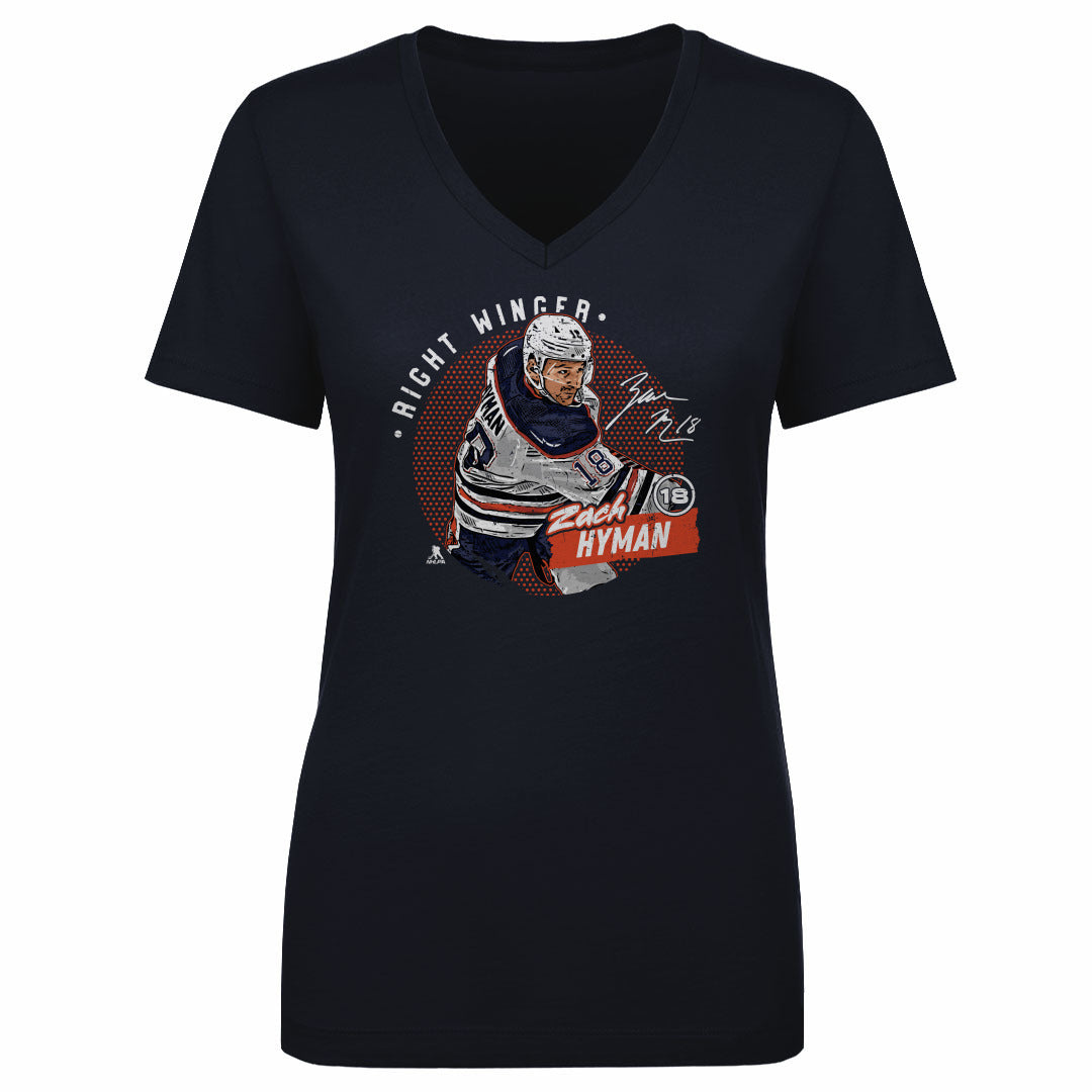 Zach Hyman Women's V-Neck T-Shirt | 500 LEVEL