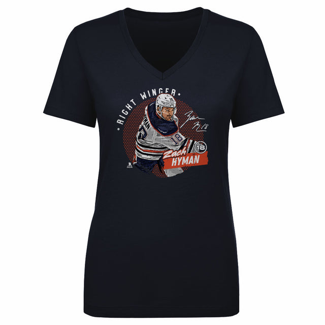 Zach Hyman Women's V-Neck T-Shirt | 500 LEVEL