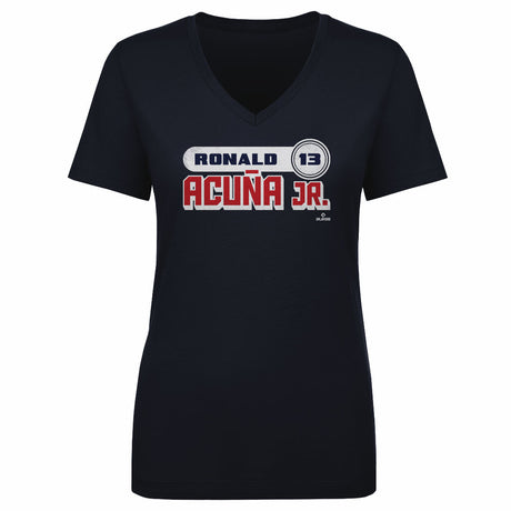Ronald Acuna Jr. Women's V-Neck T-Shirt | 500 LEVEL