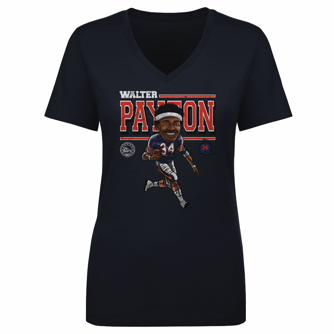 Walter Payton Women's V-Neck T-Shirt | 500 LEVEL