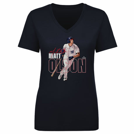 Matt Olson Women's V-Neck T-Shirt | 500 LEVEL