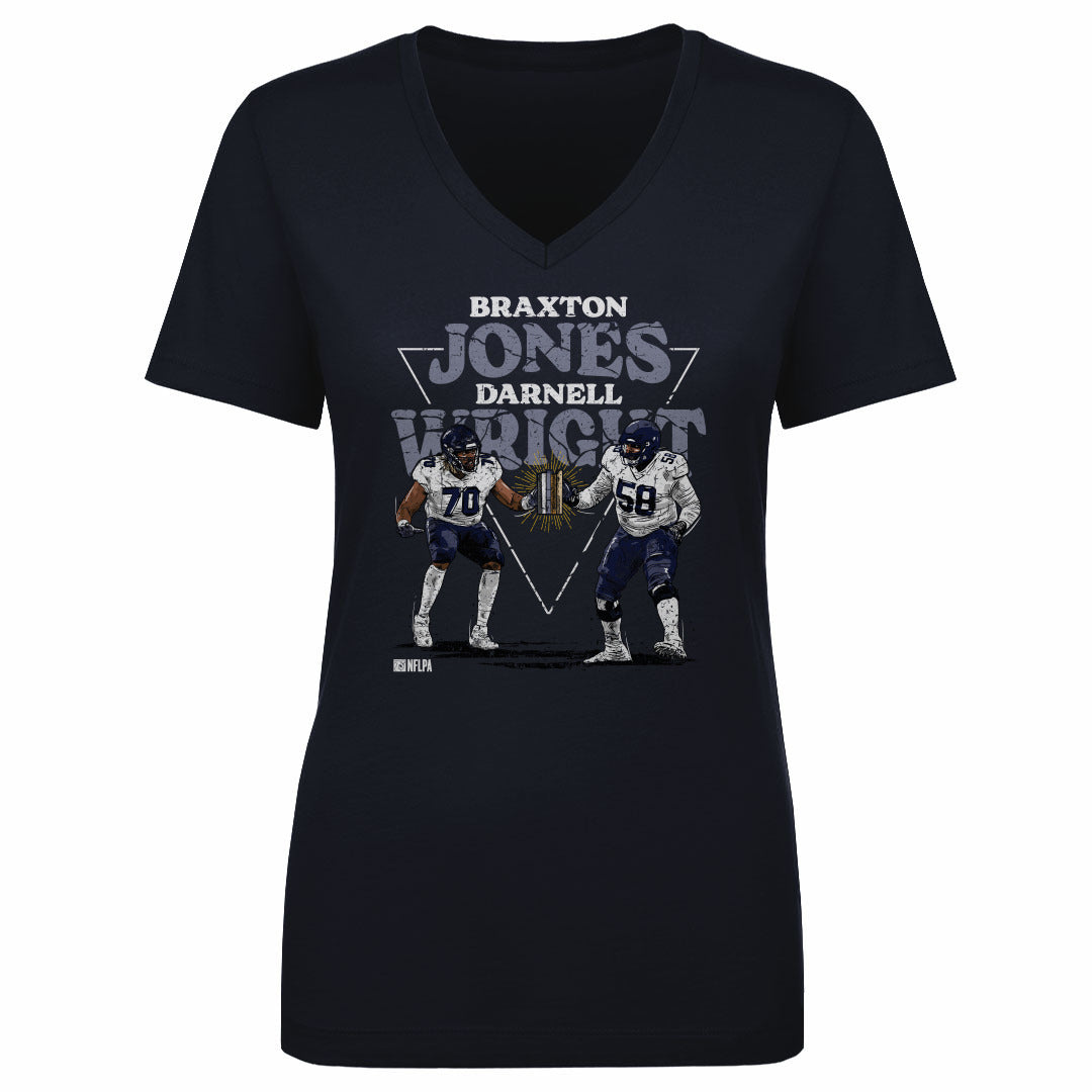 Braxton Jones Women's V-Neck T-Shirt | 500 LEVEL
