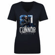 Kyle Connor Women's V-Neck T-Shirt | 500 LEVEL