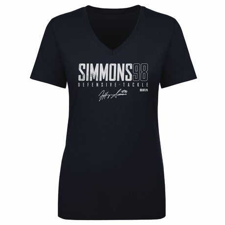 Jeffery Simmons Women's V-Neck T-Shirt | 500 LEVEL