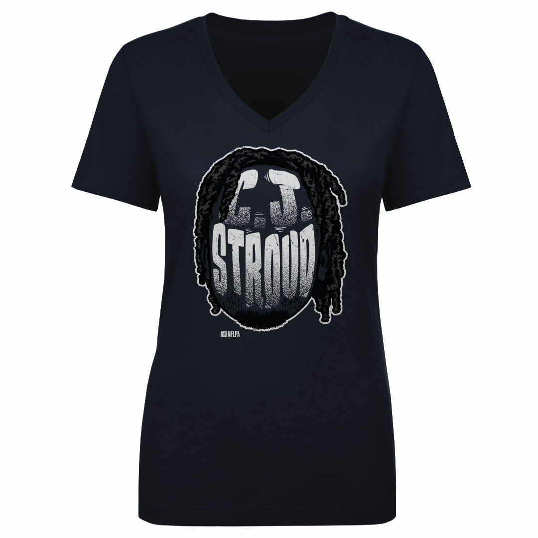 C.J. Stroud Women's V-Neck T-Shirt | 500 LEVEL