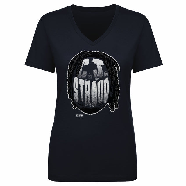 C.J. Stroud Women's V-Neck T-Shirt | 500 LEVEL
