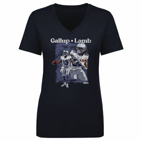 CeeDee Lamb Women's V-Neck T-Shirt | 500 LEVEL