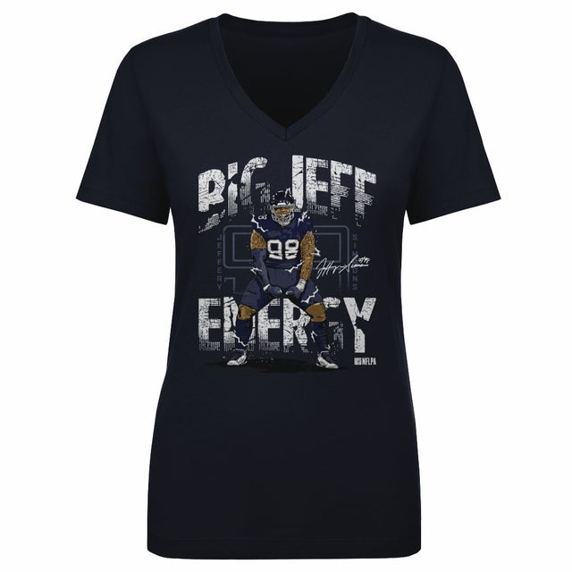 Jeffery Simmons Women's V-Neck T-Shirt | 500 LEVEL