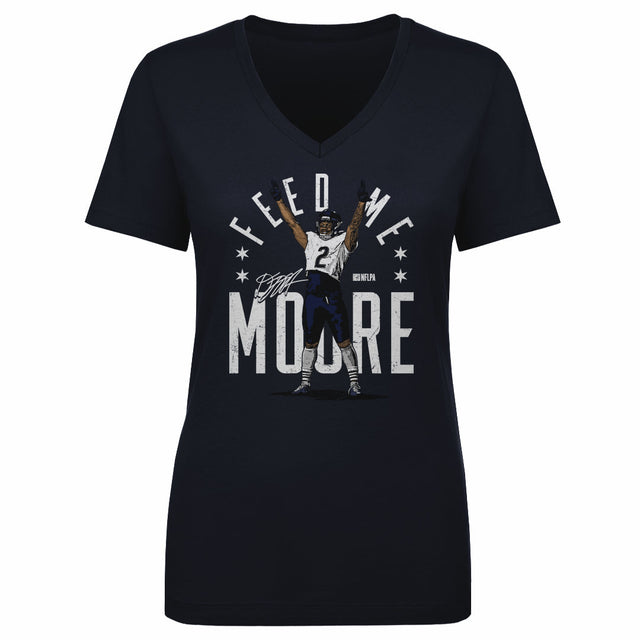 D.J. Moore Women's V-Neck T-Shirt | 500 LEVEL